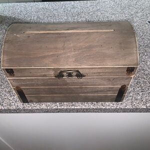 Rustic Wooden Card Box